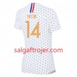 Frankrig Fodboldtrøjer Louisa Necib 14 Udebanesæt Kvindernes VM 2019 Kort ærmer Frankrig Fodboldtrøjer Louisa Necib 14 Udebanesæt Kvindernes VM 2019 Kort ærmer